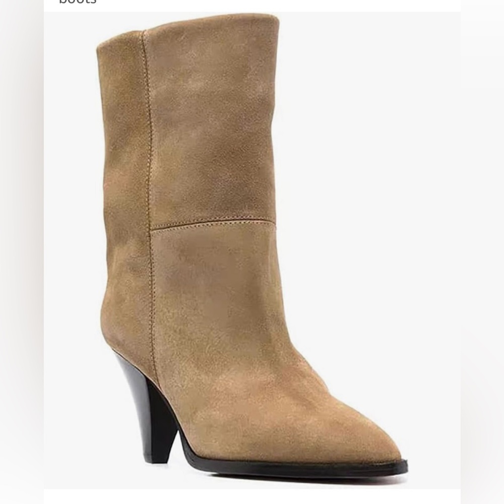 New Linmuyoujia Brown Mid-Calf booties size 9.5